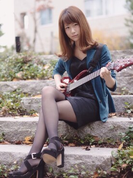 「DGRACE（ディグレース）のアイテム」を使った、nakさん（レディース・161cm）の秋コーディネート