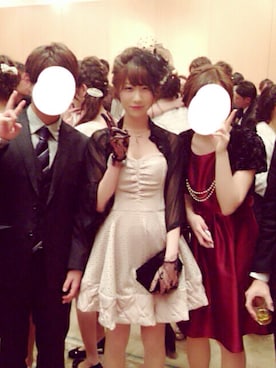 「LILY BROWN（リリーブラウン）のアイテム（ドレス）」を使った、nakさん（レディース・161cm）の冬コーディネート