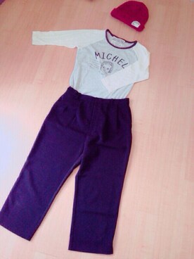 「JEANS MATE（ジーンズメイト）のアイテム（ニットキャップ/ビーニー）」を使った、yupita☻さん（レディース・160cm）の秋コーディネート