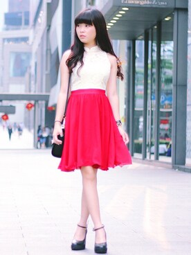 「Cheongsam」｜JessicaCさん（レディース・158cm）の冬コーディネート