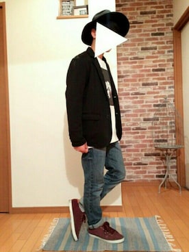 ひろきさん（メンズ・162cm）の冬コーディネート