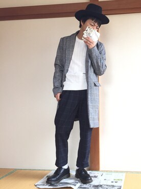 あきひとさん(メンズ・170cm)の春コーディネート