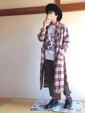 あきひとさん(メンズ・170cm)の春コーディネート