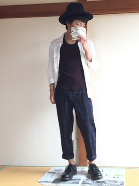 あきひとさん(メンズ・170cm)の春コーディネート