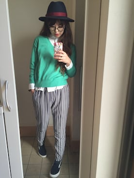 「まいフェス 6」｜あみぃ さん（レディース・163cm）の冬コーディネート