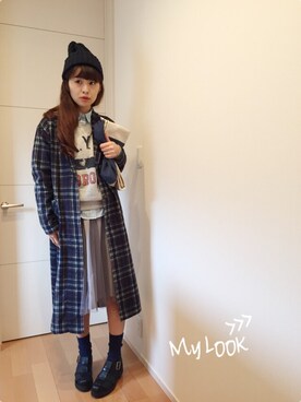 「Factor=（ファクターイコール）のアイテム（テーラードジャケット）」を使った、あみぃ さん（レディース・163cm）の冬コーディネート