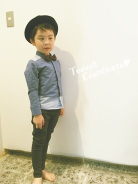 「おめかしコーデ」｜あみぃ さん（キッズ・110cm）の春コーディネート