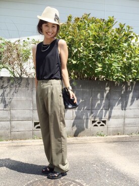 あみぃ さん（レディース・163cm）の夏コーディネート