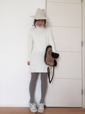 「ハグマグ」｜「アイテム（その他）」を使った、あみぃ さん（レディース・163cm）の秋コーディネート