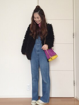 あみぃ さん（レディース・163cm）の冬コーディネート