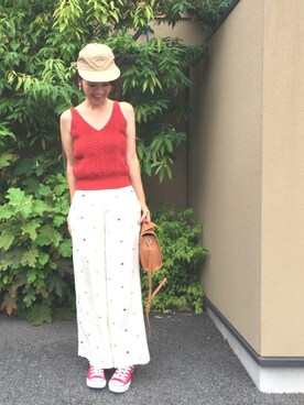 あみぃ さん（レディース・163cm）の夏コーディネート