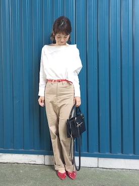 あみぃ さん（レディース・163cm）の秋コーディネート