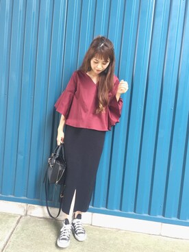 あみぃ さん(レディース・163cm)の秋コーディネート