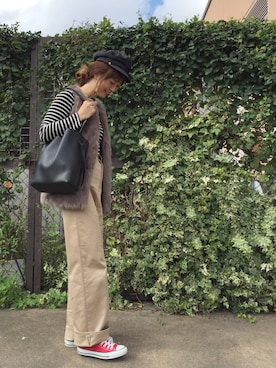 あみぃ さん（レディース・163cm）の秋コーディネート