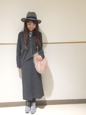 あみぃ さん（レディース・163cm）の秋コーディネート