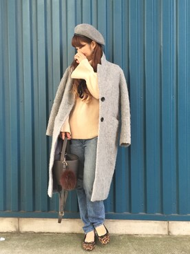 あみぃ さん（レディース・163cm）の冬コーディネート