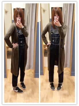 「NIKE（ナイキ）のNIKE/ナイキ グランドテラス 654495（スニーカー）」を使った、もっちー♡さん（レディース・161cm）の春コーディネート