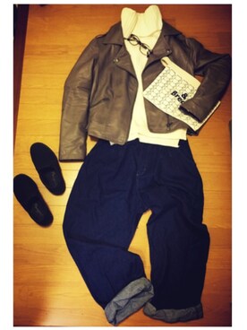 sakiさん（レディース・158cm）の冬コーディネート