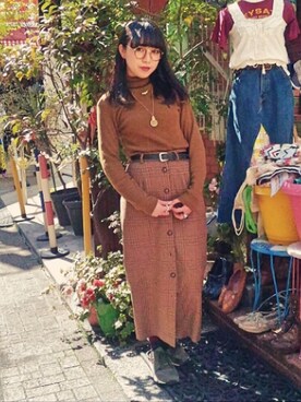 みあさん（レディース・163cm）の春コーディネート