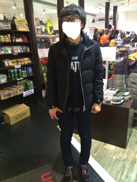「SHIPS JET BLUE（シップスジェットブルー）のアイテム（ダウンジャケット/コート）」を使った、じろーさん（メンズ・172cm）の冬コーディネート