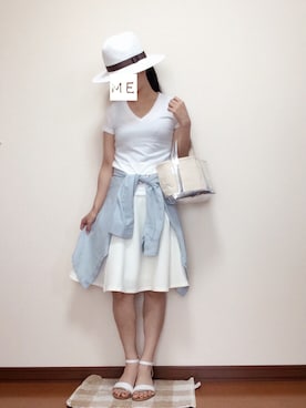 「大人MUSE」｜Mcoさん（レディース・152cm）の夏コーディネート