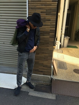 「TODAYFUL（トゥデイフル）のアイテム（アクセサリー）」を使った、atsumiさん（メンズ・172cm）の冬コーディネート