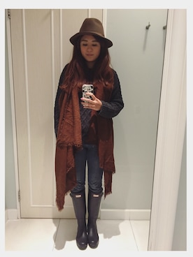 Mikaさん（レディース・168cm）の冬コーディネート