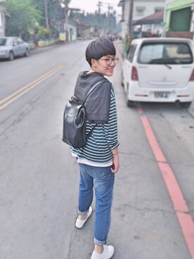 「Daniel Wellington」｜戴DAI'さん（レディース・173cm）の秋コーディネート