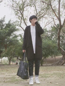 「Daniel Wellington」｜戴DAI'さん（レディース・173cm）の冬コーディネート