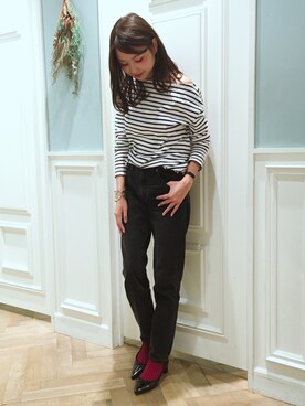 「A part by（アパートバイ）のアイテム（レッグウェア）」を使った、cocoさん（レディース・158cm）の夏コーディネート