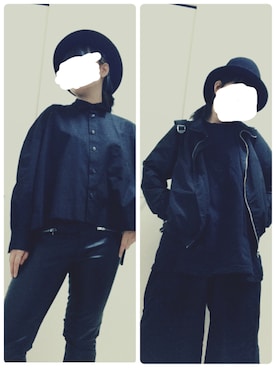 「GIVENCHY」｜「アイテム（その他アウター）」を使った、はせかなさん（レディース・160cm）の冬コーディネート