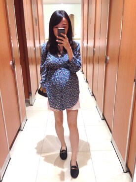 「skirt」｜「アイテム（その他シューズ）」を使った、xiaomoさん（レディース・158cm）の秋コーディネート