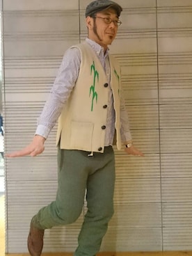 小野さん（メンズ・185cm）の冬コーディネート