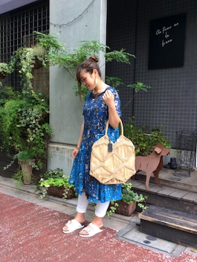 「AS KNOW AS de base（アズノゥアズドゥバズ）のアイテム」を使った、missaaaaaさん（レディース・158cm）の春コーディネート