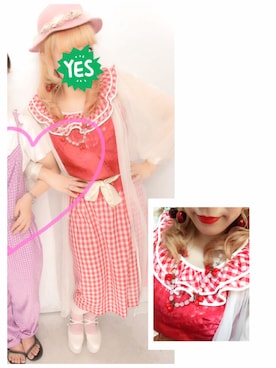 「Grimoire（グリモワール）のアイテム（帽子）」を使った、浅野さん（レディース・164cm）の秋コーディネート