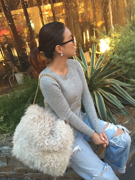 石岡真実さんのコーディネート