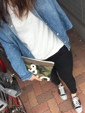 「choosy chu（チュージーチュー）のアイテム」を使った、MICHIKA.Kさん（レディース・171cm）の夏コーディネート