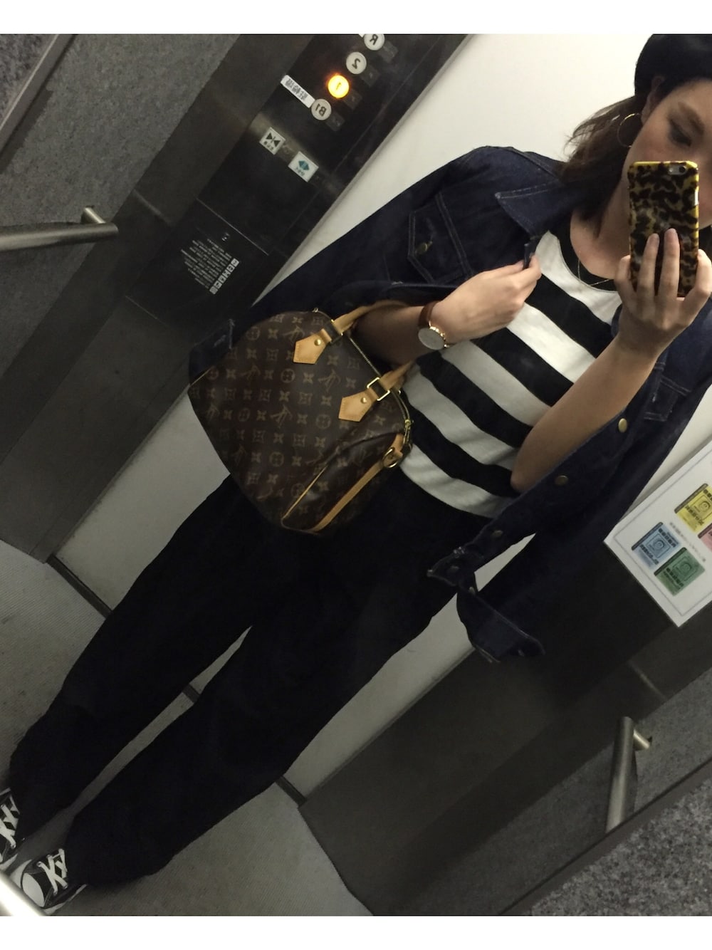 MICHIKA.K｜LOUIS VUITTONのショルダーバッグを使った