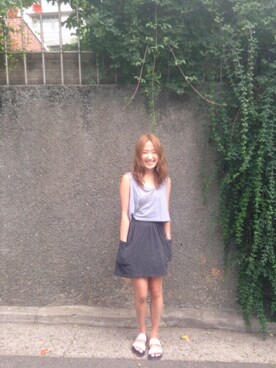 「アイテム（アンダーウェア）」を使った、choheekimさん（レディース・158cm・20代）の夏コーディネート