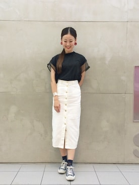 たてやんさん（レディース・168cm）の夏コーディネート