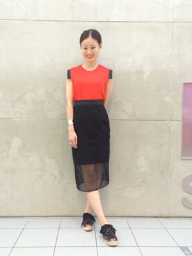 「chanel」｜たてやんさん（レディース・168cm）の夏コーディネート