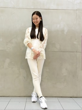 「BEAMS BOY（ビームスボーイ）のアイテム（スニーカー）」を使った、たてやんさん（レディース・168cm）の秋コーディネート