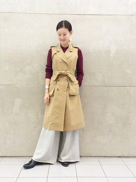 たてやんさん（レディース・168cm）の秋コーディネート