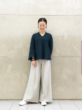 「PLUIE（プリュイ）のアイテム」を使った、たてやんさん（レディース・168cm）の冬コーディネート