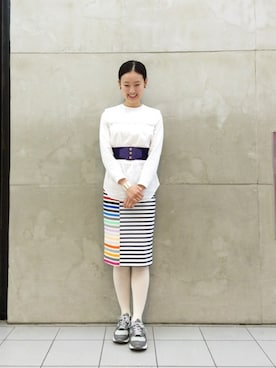 「carven」｜たてやんさん（レディース・168cm）の春コーディネート