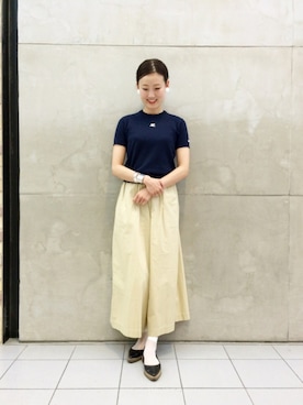 「アイテム（ブレスレット）」を使った、たてやんさん（レディース・168cm）の春コーディネート