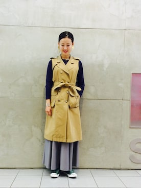 たてやんさん（レディース・168cm）の秋コーディネート