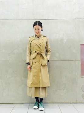 「Pilgrim Surf Supply（ピルグリムサーフサプライ）のアイテム」を使った、たてやんさん（レディース・168cm）の秋コーディネート