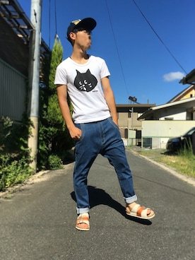 はらぺこ たける。さん（メンズ・168cm）の夏コーディネート