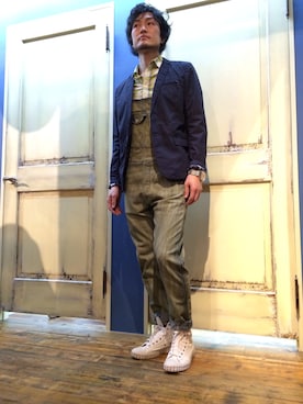 YU1さん（メンズ・178cm）の春コーディネート